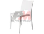 Пластмасови дизайнерски дизайнерски столове с разнообразни размери плот